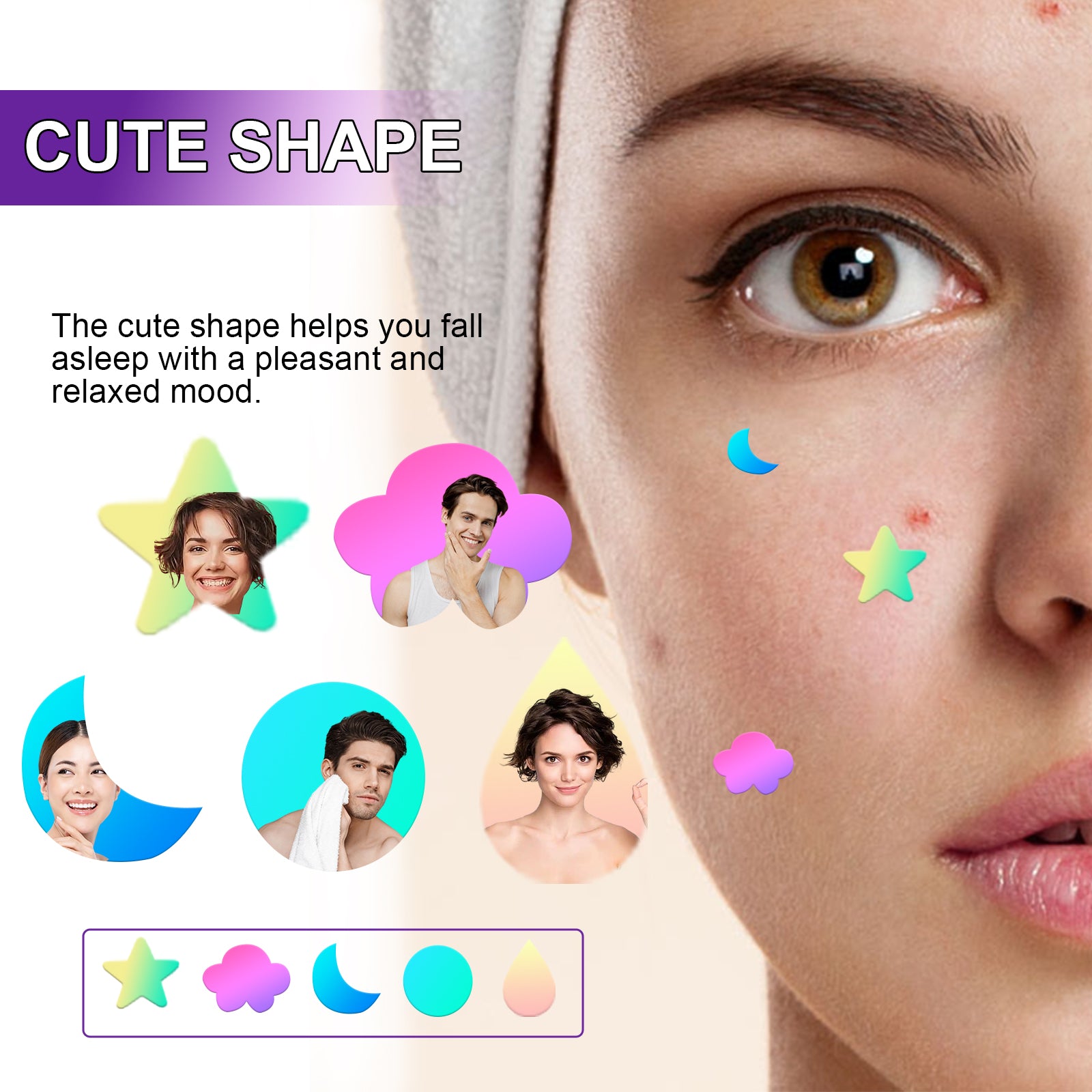 [vendor] Space Edition Acne Patches, 180 Pcs Hydrocolloid Pimple