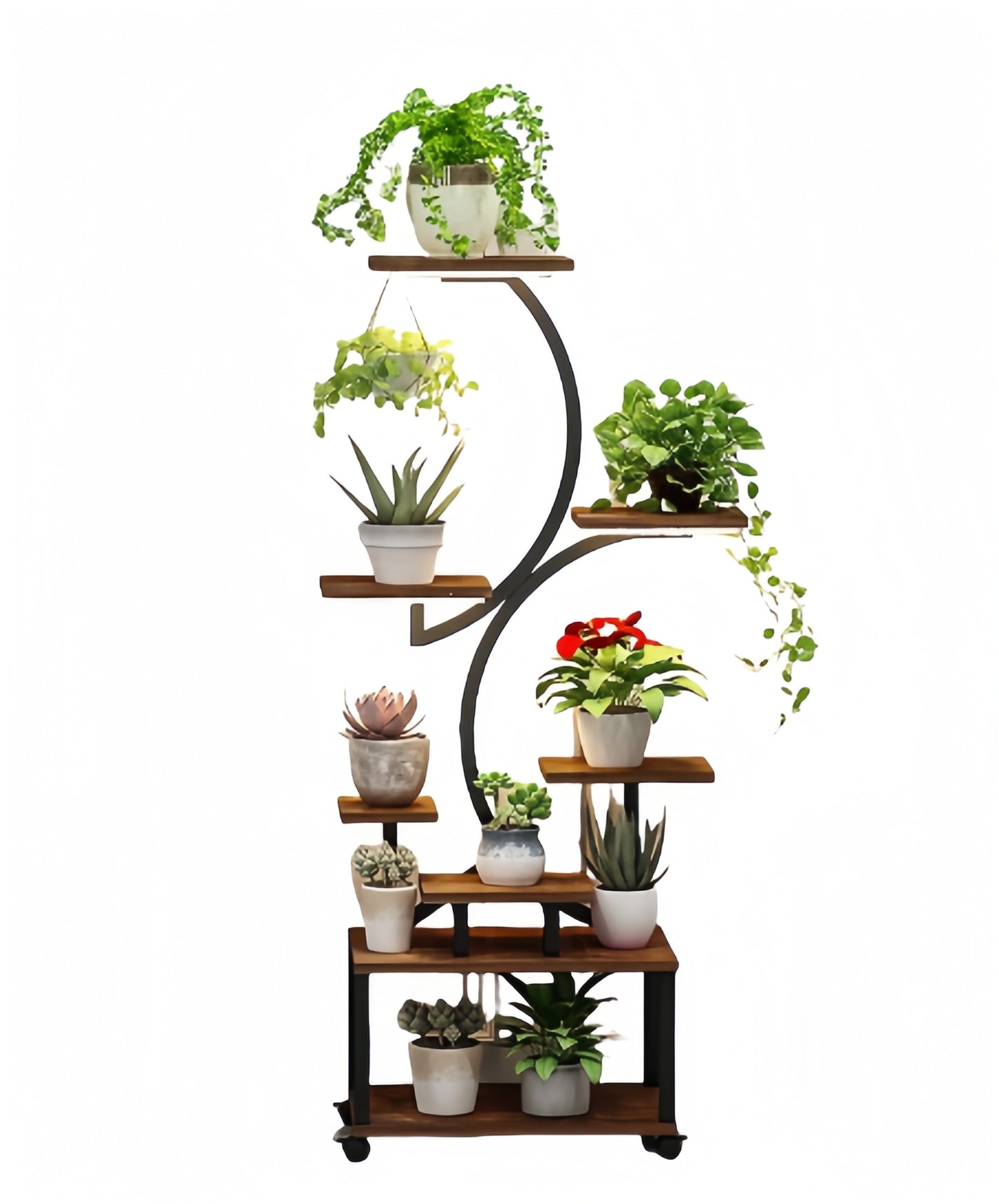 [vendor] Plant Stand With Grow Lights, 8 Tiered Indoor Plant
