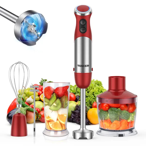 [vendor] TENKER 5-in-1 Hand Immersion Blender, 1000W 12 Speed