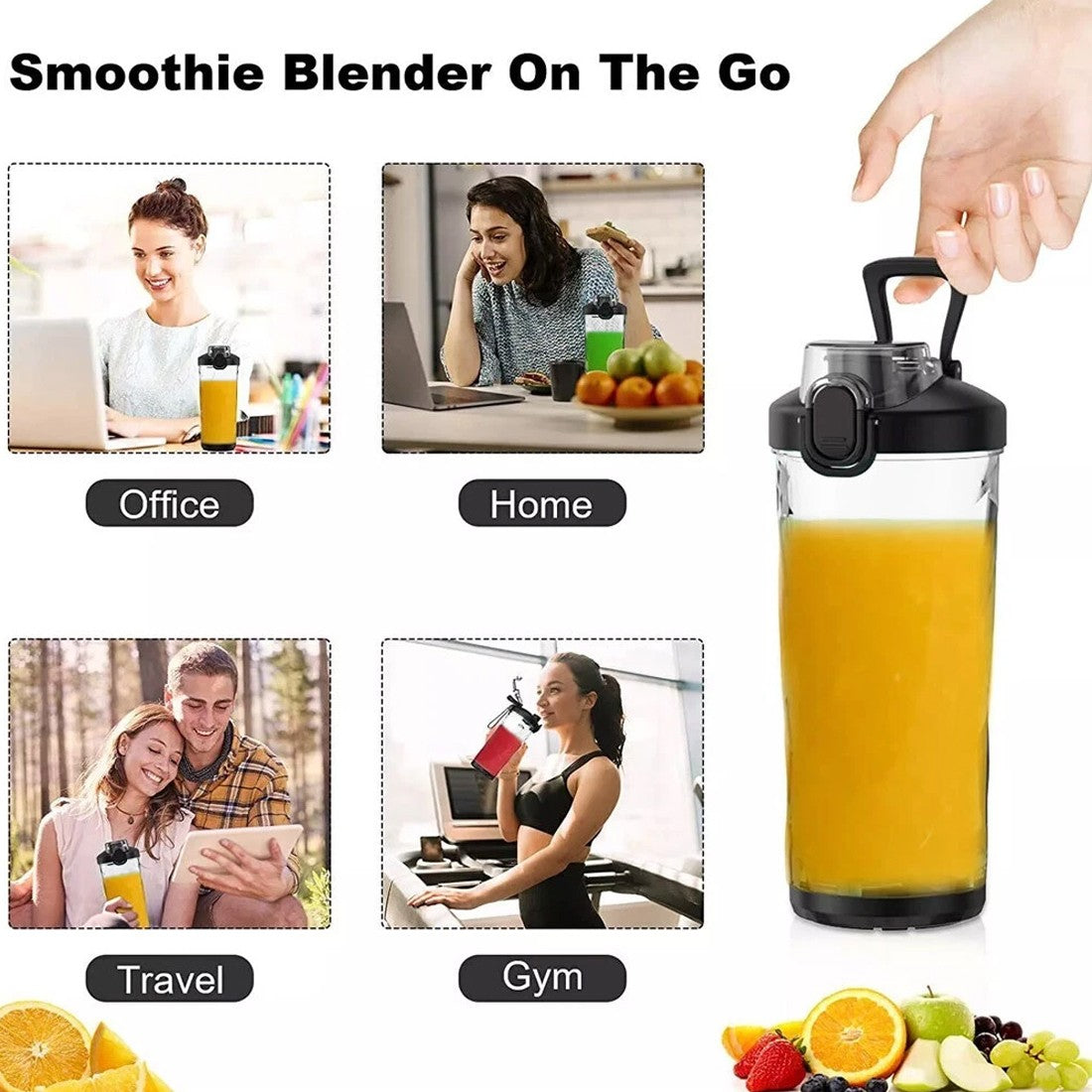 [vendor] 600ML Portable Blender Personal Blenders For Shakes