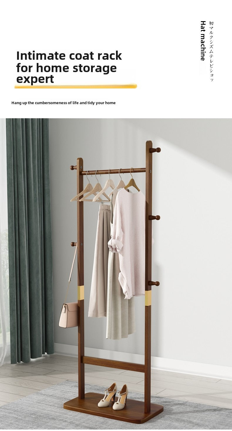 [vendor] Coat Racks Solid Wood Hanger 23.6x 11x71in Solid