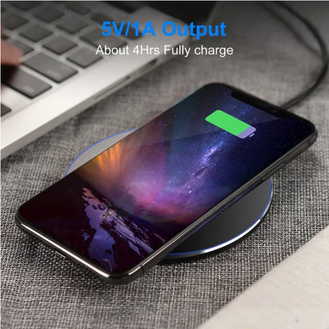 [vendor] Wireless Charger Qi Certified Ultra Slim 5W Charging Pad