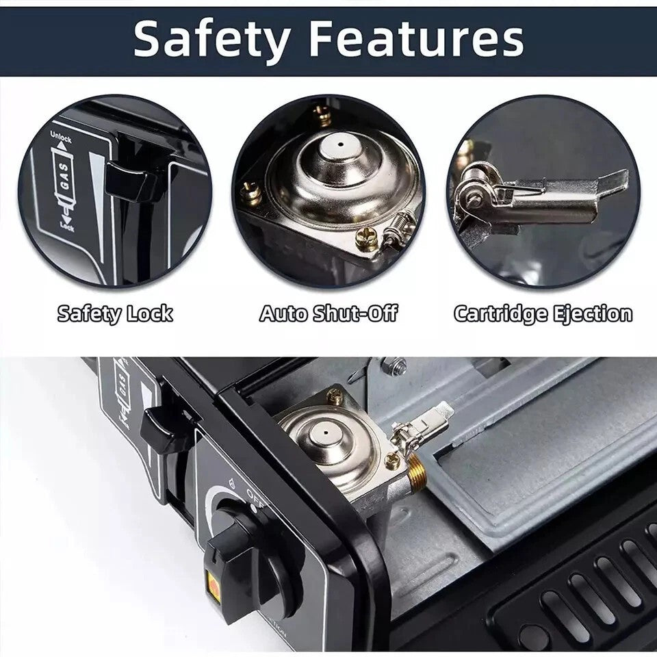 [vendor] Outdoor Camping Butane Gas Stove Portable Single Burner
