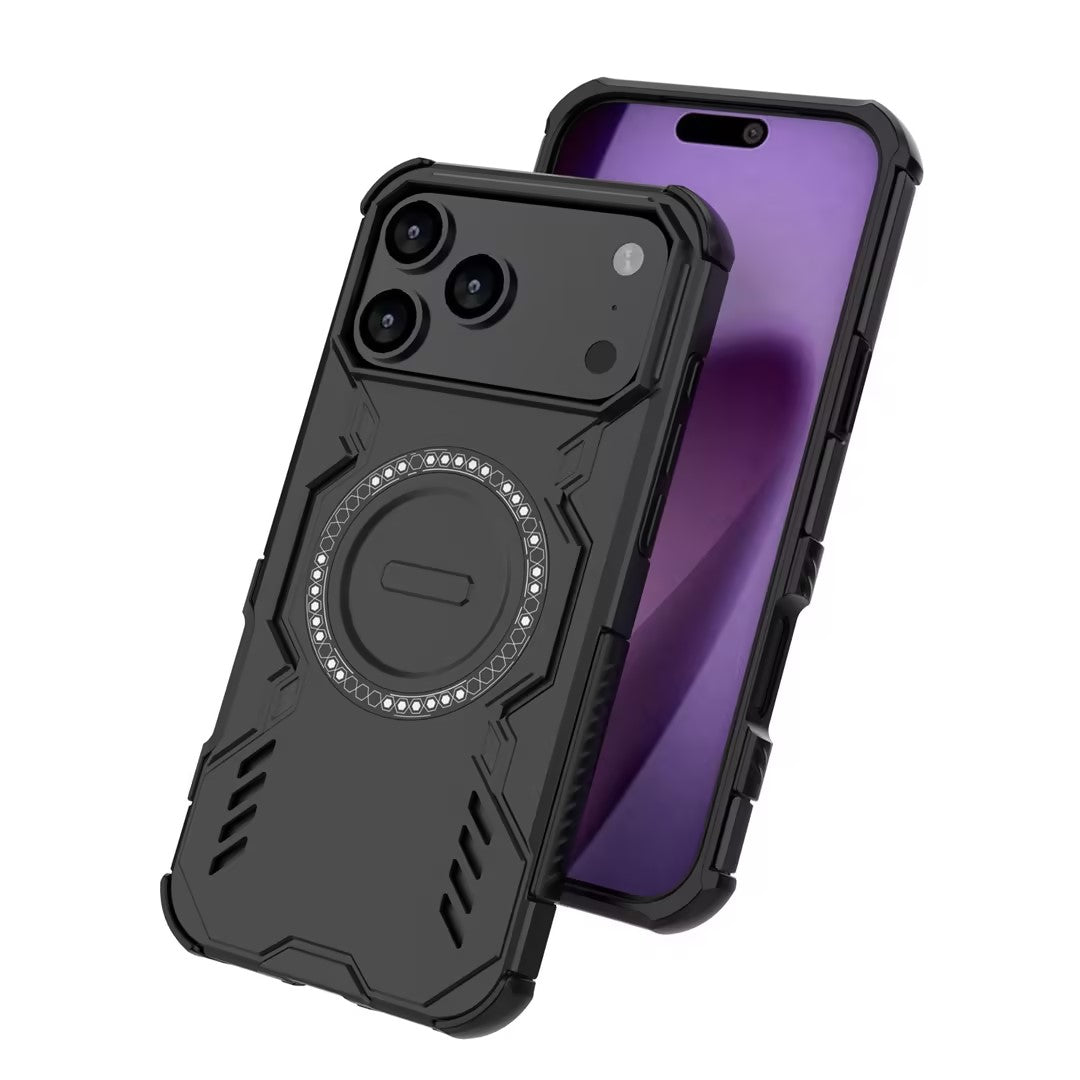 [vendor] For I Phone 17 Pro Phone Case Cover Shockproof Kickstand