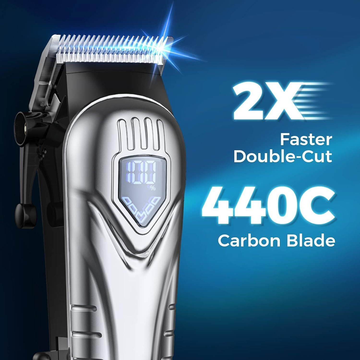 [vendor] Professional Men Hair Clippers Trimmer Kit Cutting