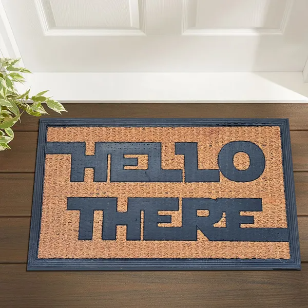 [vendor] Hello There Funny Coir Doormat Hello There Welcome Front