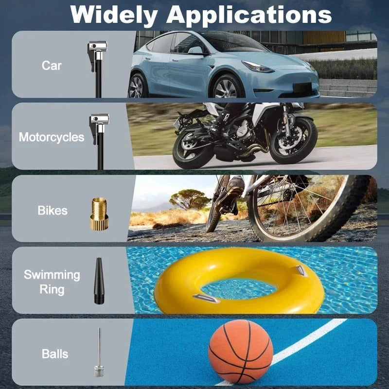 [vendor] Portable Tire Inflator Rechargeable Electric Inflator