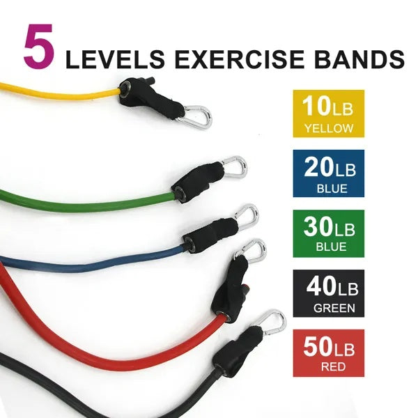 [vendor] 5 PC Set Resistance Band Resistance Bands, Exercise