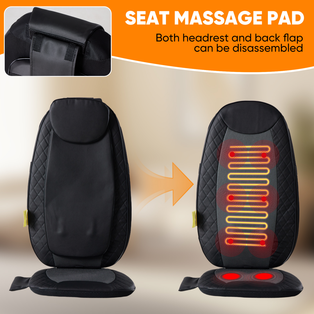 [vendor] Back Massagers, Vibrating Heating Pad For Back, Massage