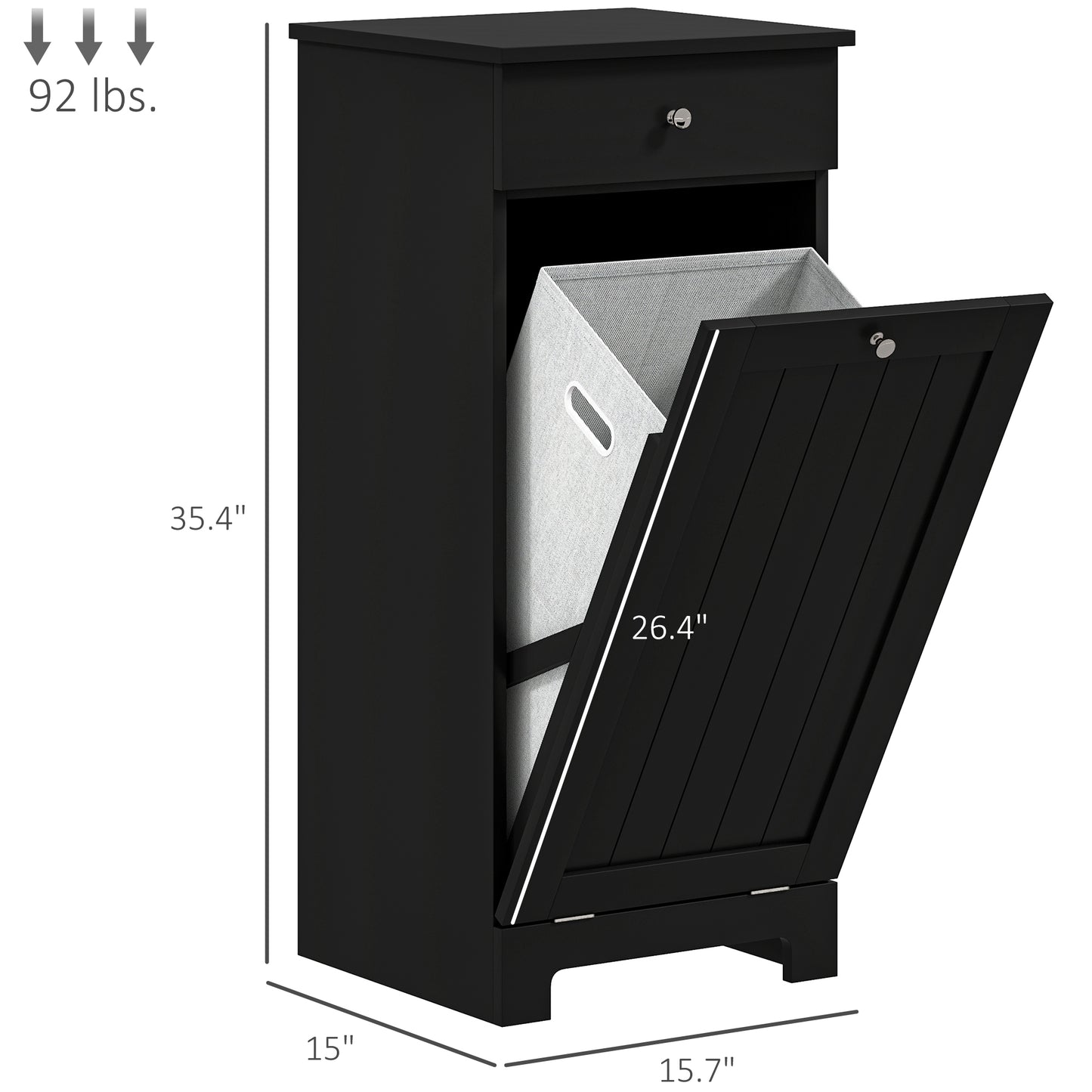 [vendor] Laundry Hamper Cabinet, Laundry Cabinet with Tilt Out