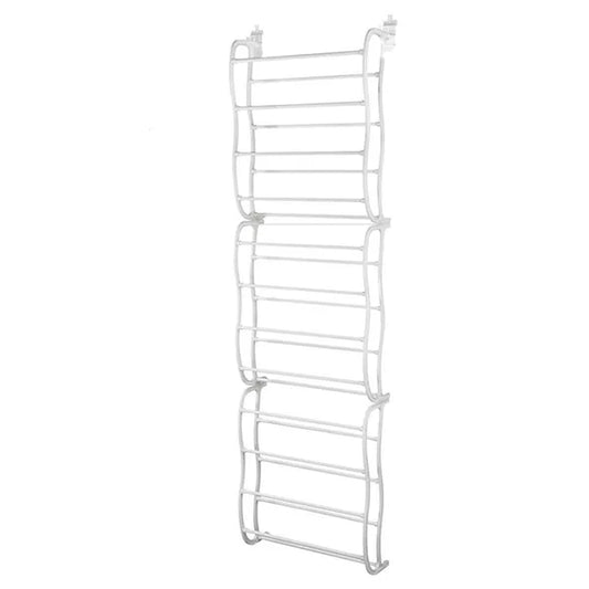 [vendor] 36 Pairs Over-The-Door Shoe Rack 12 Layers Wall Hanging