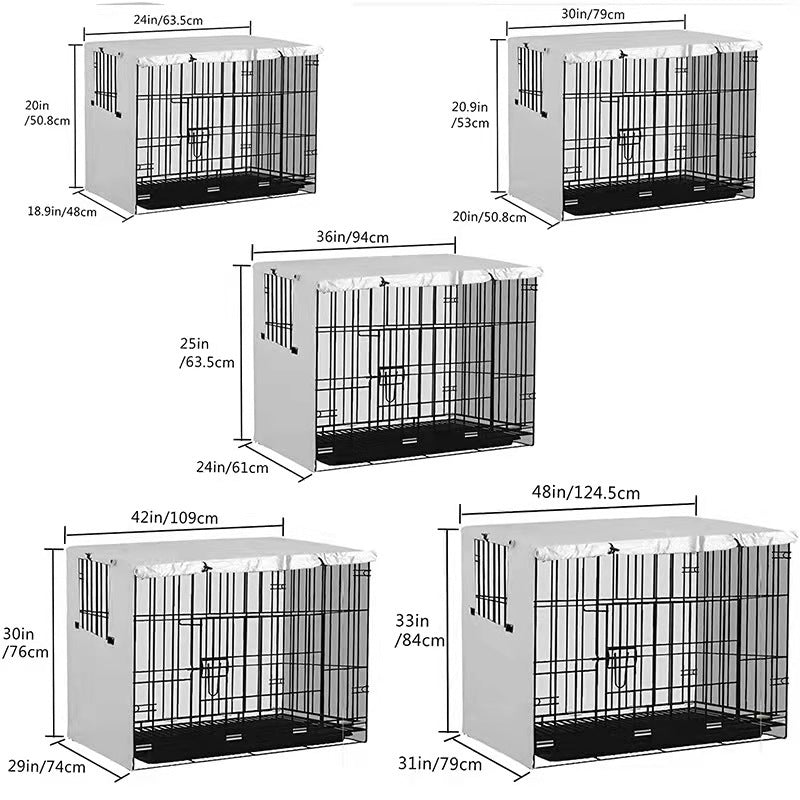 [vendor] Oxford Cloth Pet Cage Peripheral Durable Protective Cover