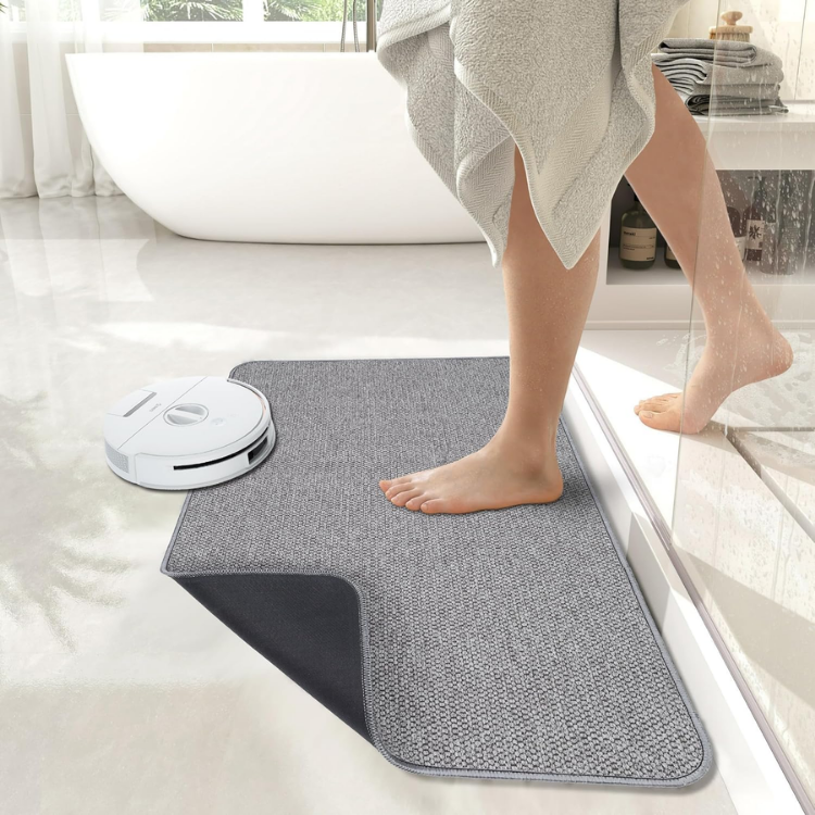 [vendor] Bath Mat,Ultra Thin Bathroom Rugs,Rubber Bath Mats For