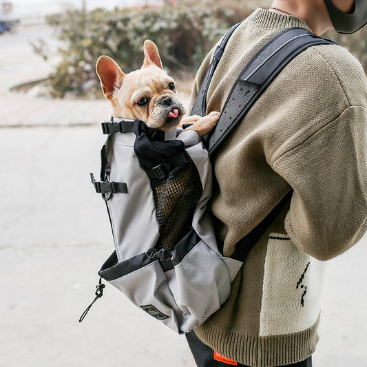 [vendor] Pet Dog Carrier Bag Carrier For Dogs Backpack Out Double Shoulder