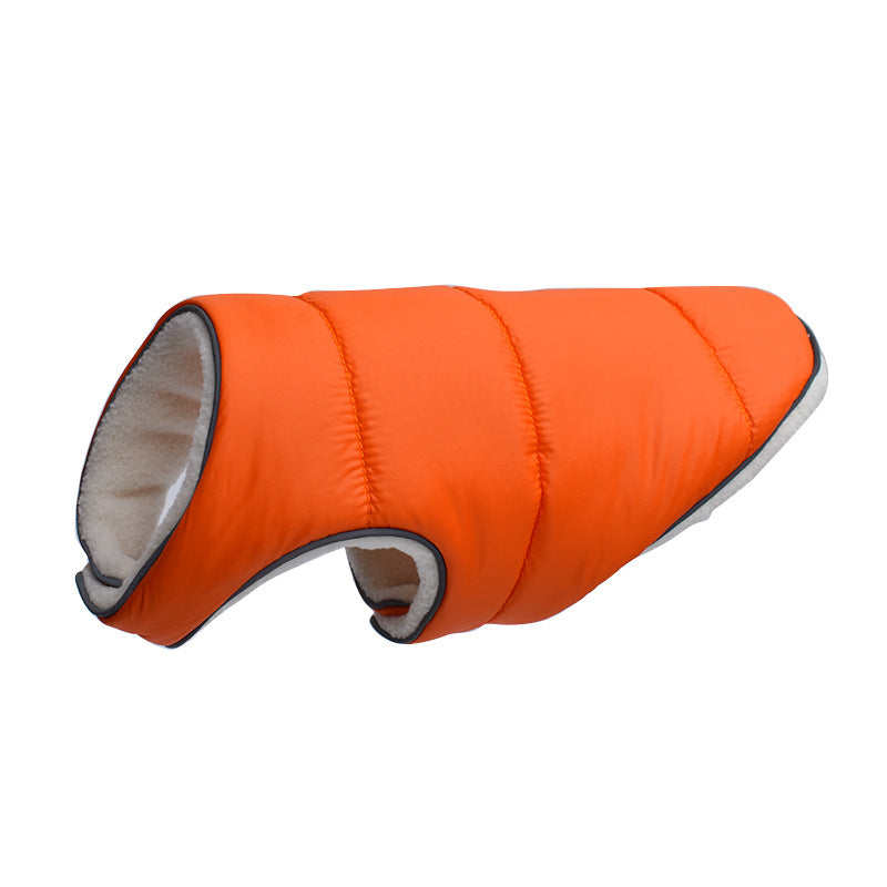 [vendor] Pet Jacket Warm Winter Dog Clothes Reflective Puppy Clothing Vest