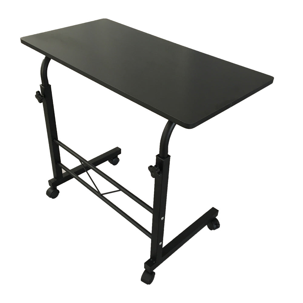 [vendor] 80cm Adjustable Tray Table Rolling Sofa Side Snack Table