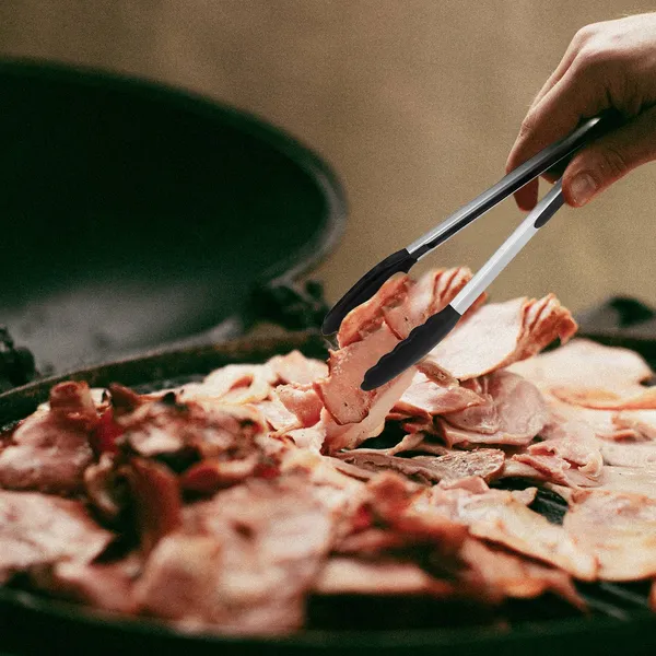 [vendor] 3Pcs Kitchen Tongs Stainless Steel Locking Food Tongs