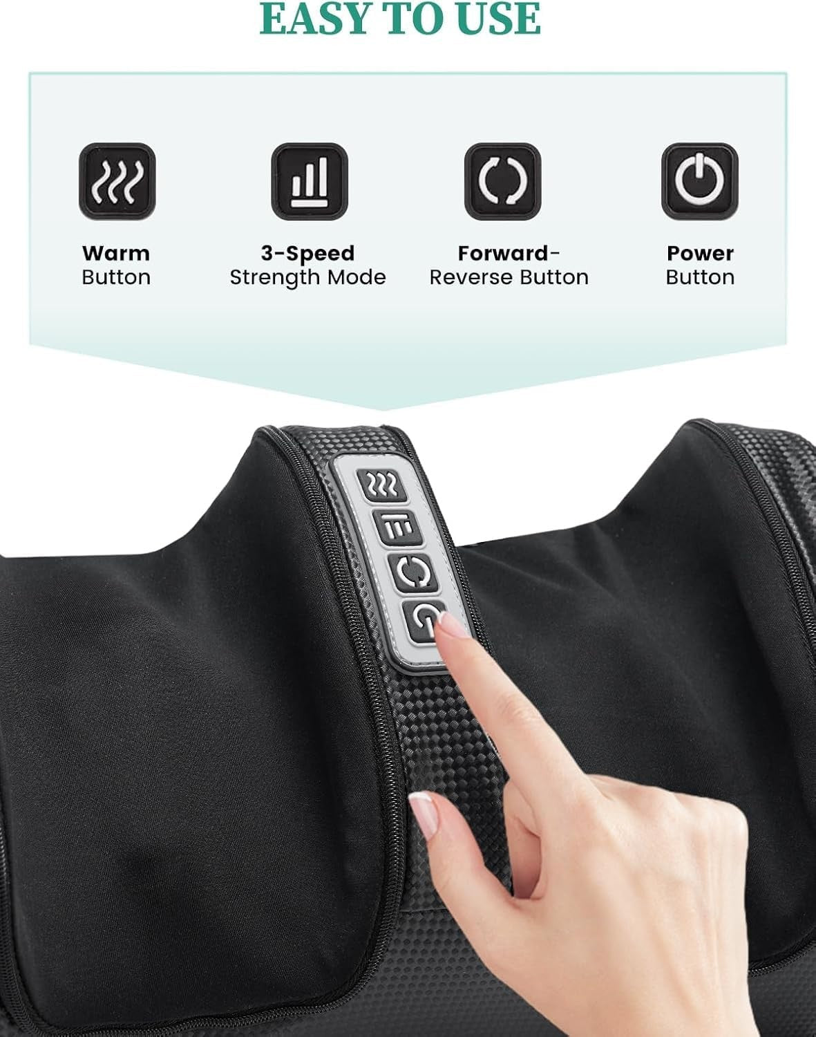 [vendor] Foot Massager Kneading Pain Relief Feet Leg Vibration