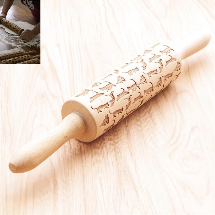 [vendor] Rolling Pin Christmas Embossing