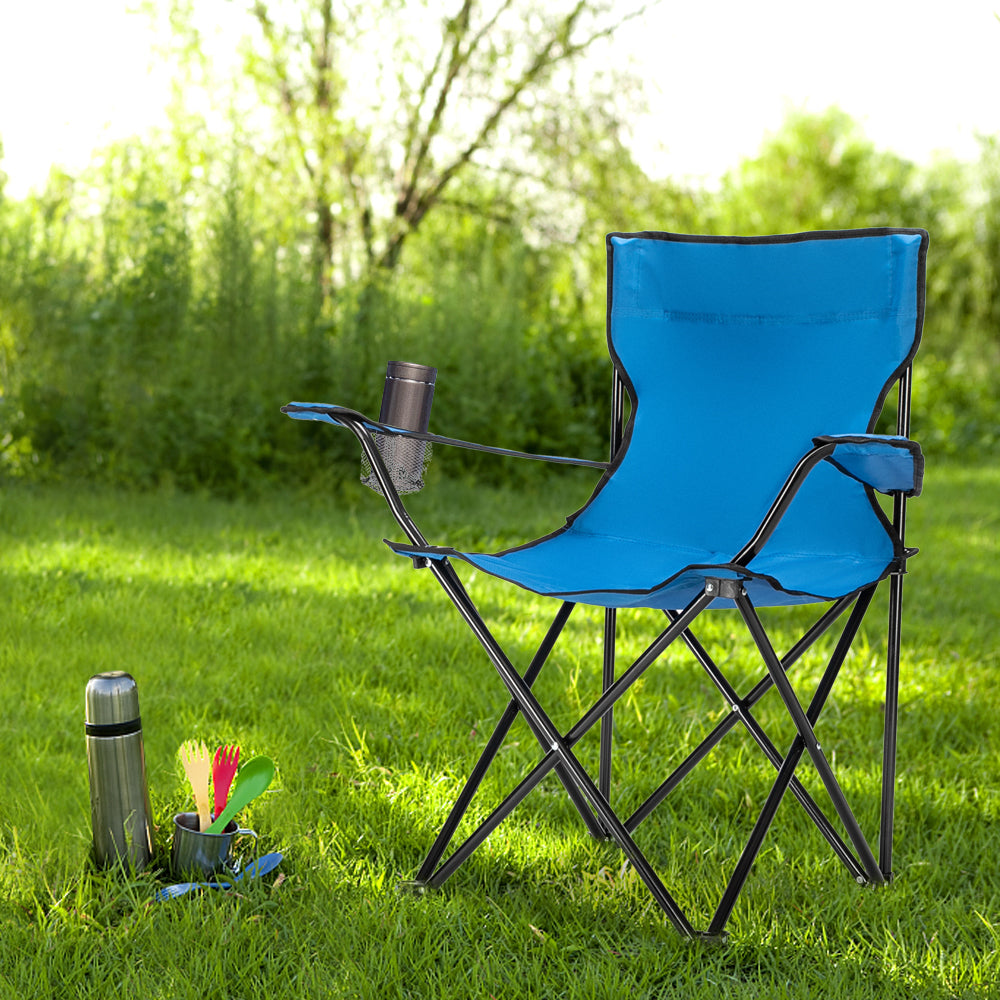 [vendor] 32 X19x31in Blue Camping Chair