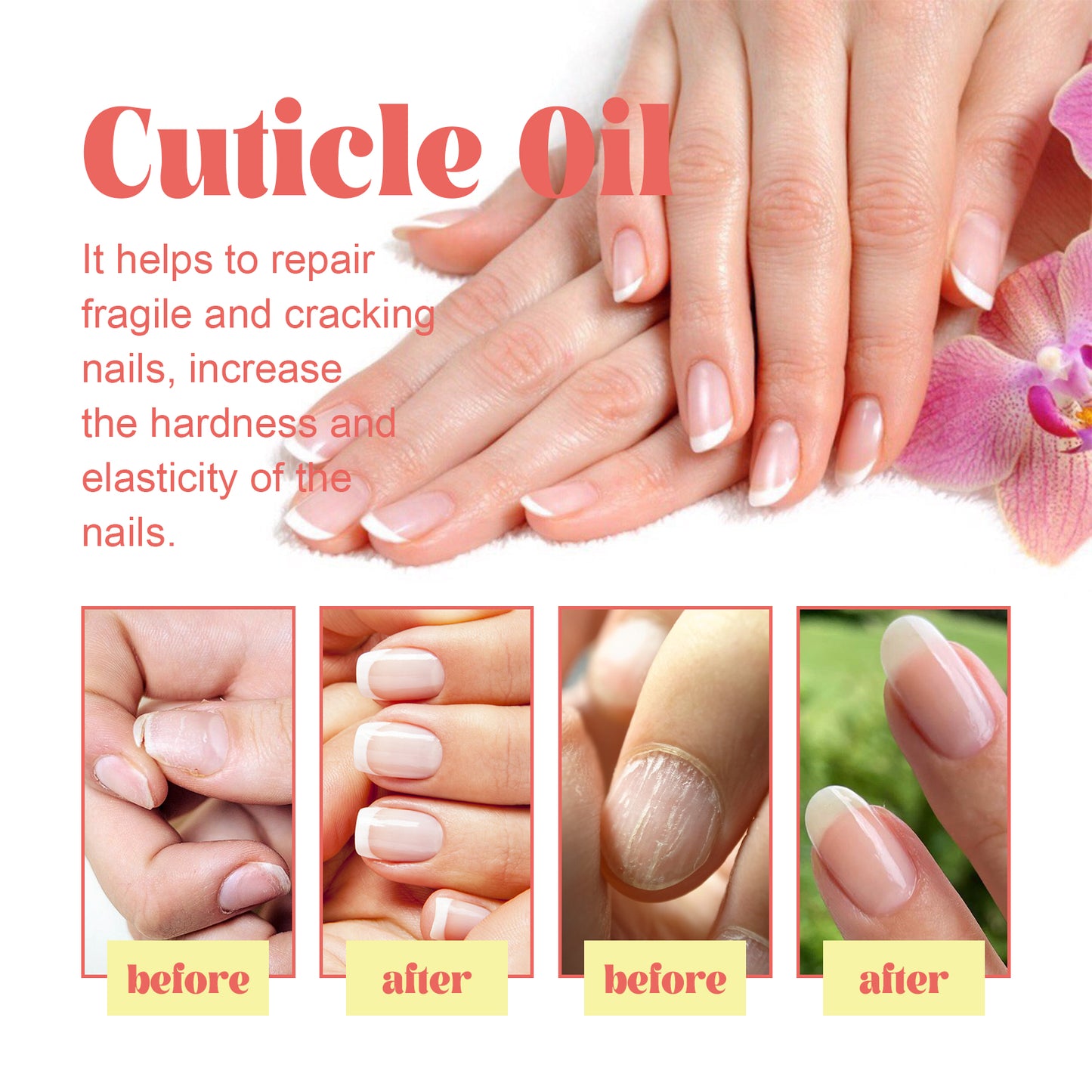 [vendor] EELHOE Cuticle Oil, Repair Dry Rotted Nails Thickening