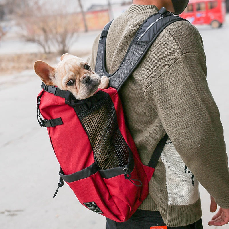[vendor] Pet Dog Carrier Bag Carrier For Dogs Backpack Out Double Shoulder