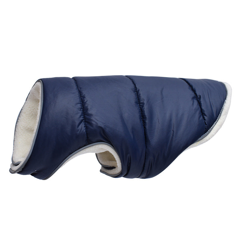 [vendor] Pet Jacket Warm Winter Dog Clothes Reflective Puppy Clothing Vest