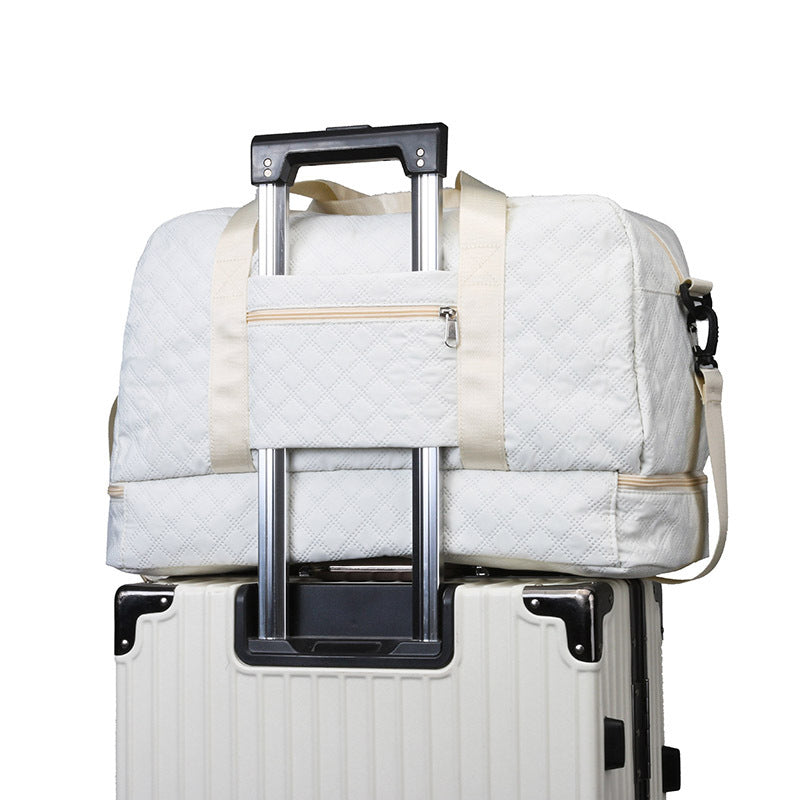 [vendor] Multi-Functional Crossbody Gym Bag - Dry-Wet Separation,