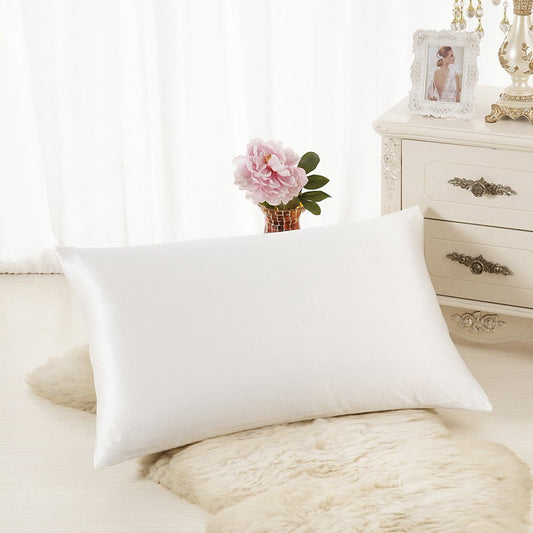 [vendor] Pillowcase Satin Solid Color Simulation Silk Single