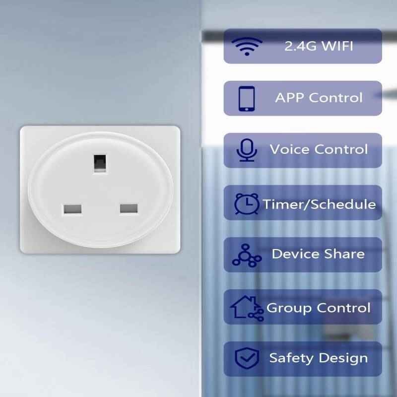 [vendor] Smart Plug 2 Pack, WiFi Alexa Plug, Voice Control &