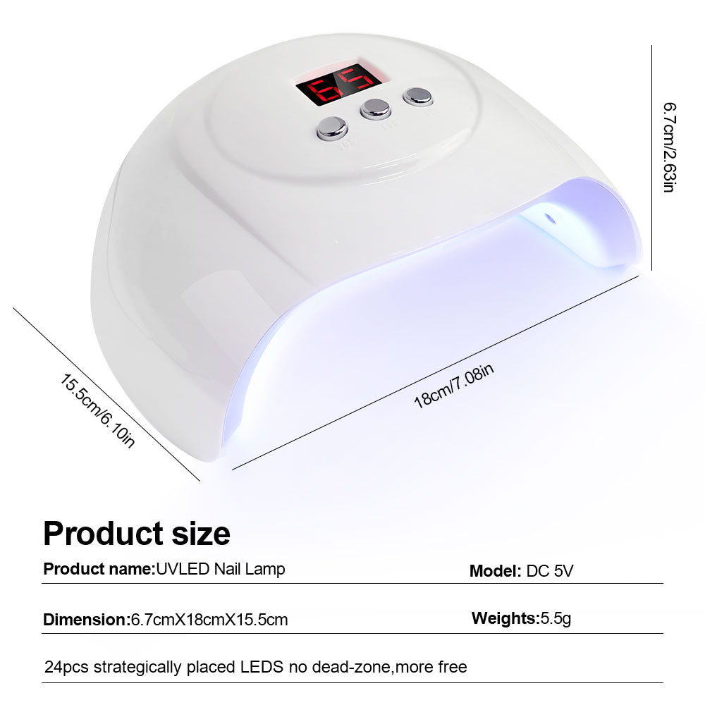 [vendor] UV LED Nail Lamp Professional Nail Dryer For Gel Polish