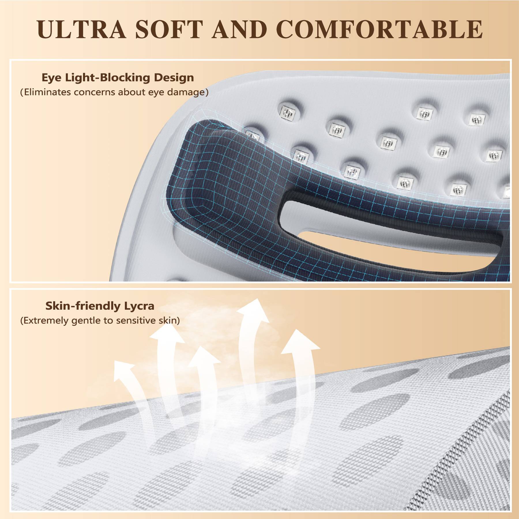 [vendor] LED Face Mask Facial Care Tool, Red Light Therapy Mask