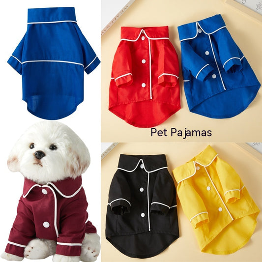 [vendor] Pet Pajamas Dog Pajamas Small Dog Cat Clothing