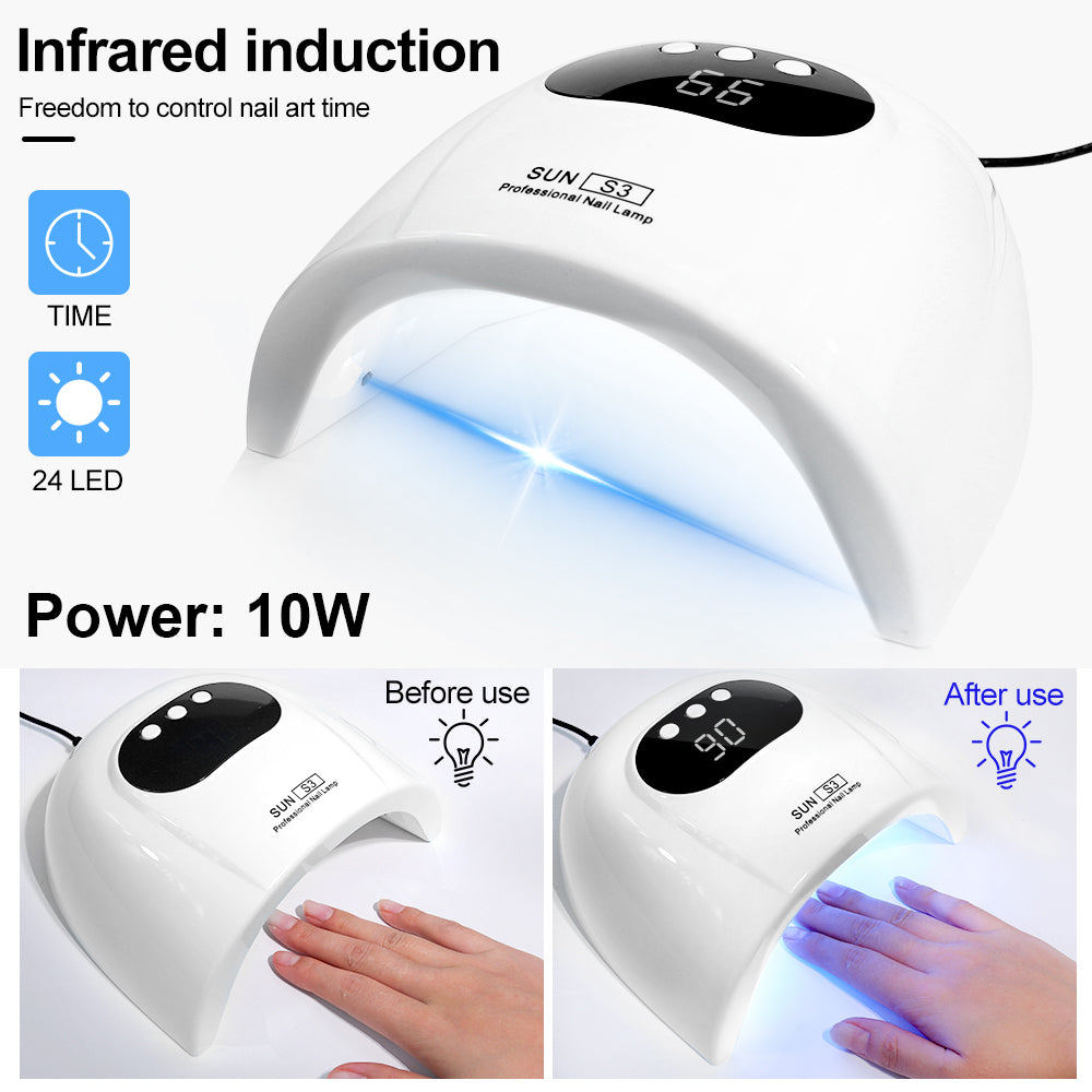 [vendor] UV Nail Lamp, UV Light For Gel Nails LED Nail Dryer With