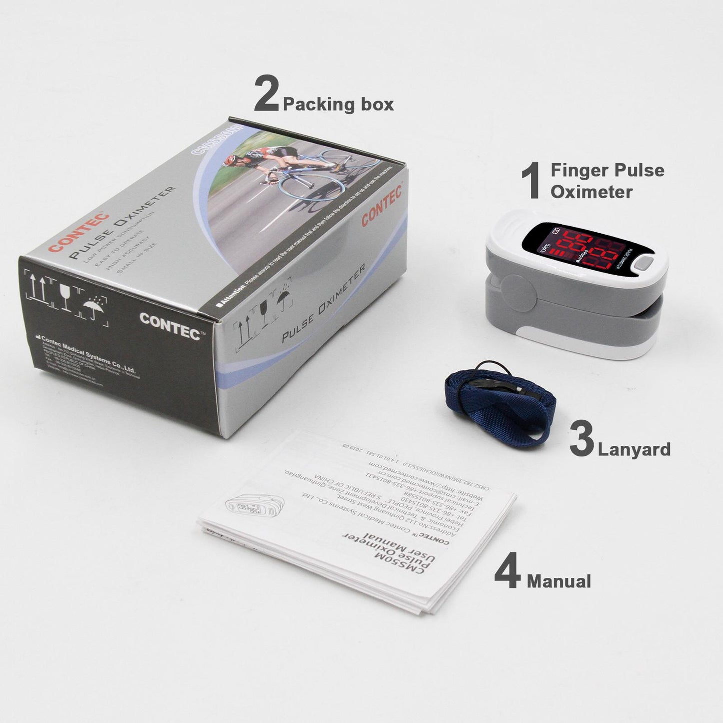 [vendor] Finger-clip Pulse Oximeter, Blood Oxygen Saturation And