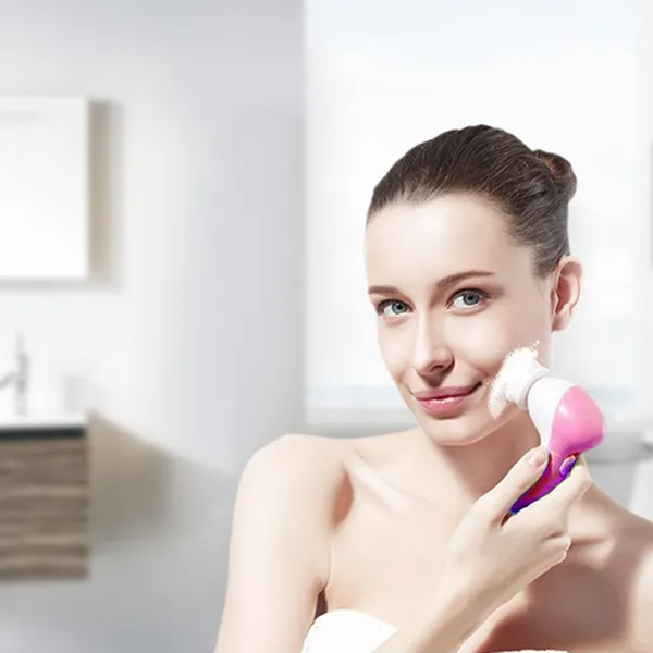 [vendor] Waterproof Facial Cleansing Brush Face Spin Cleaning