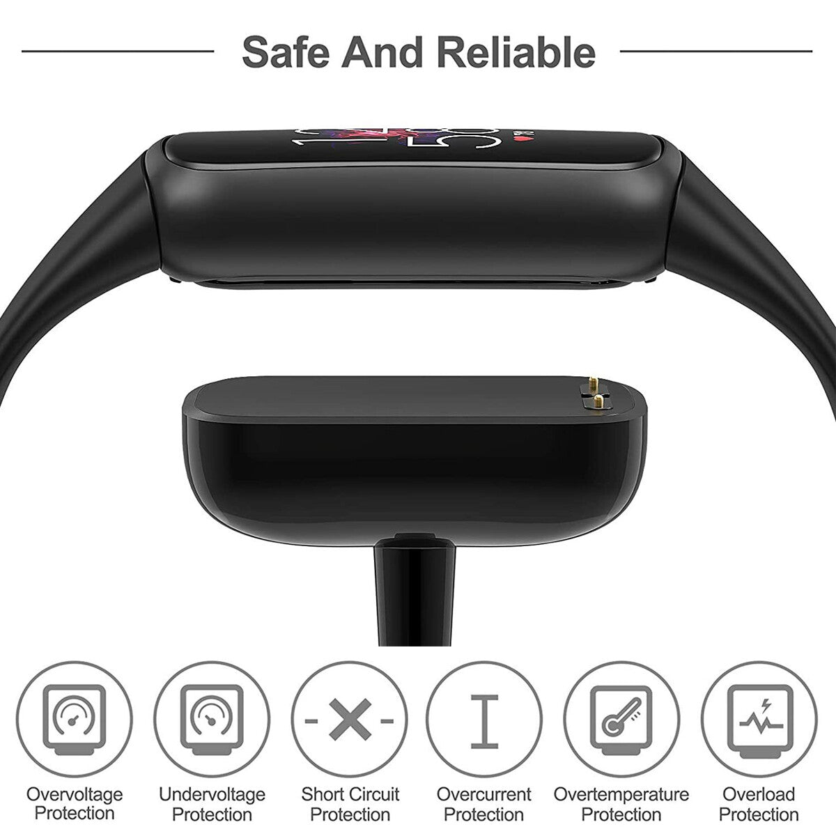 [vendor] 2Pcs USB Magnetic Charging Cable Charger For F Itbit