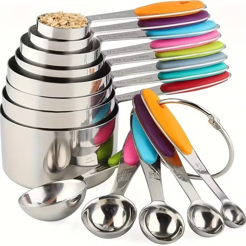 [vendor] Measuring Spoons And Cups 13-Piece Premium Set,