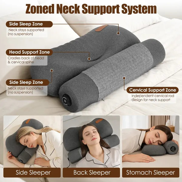 [vendor] USB Heated Neck Pillow Zero Pressure Memory Foam
