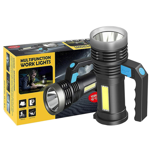 [vendor] LED Flashlight Tactical USB Rechargeable Torch COB Work