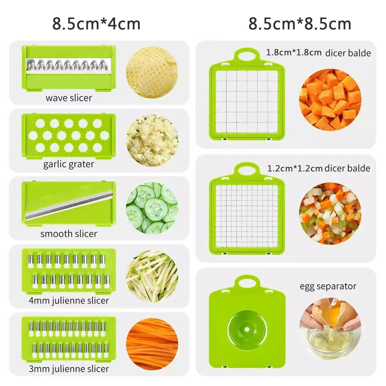 [vendor] Vegetable Chopper Salad Fruit Peeler Slicer 15 In 1