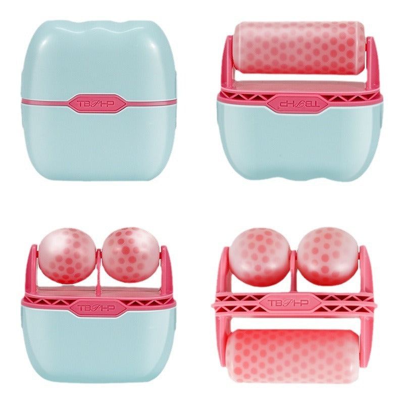 [vendor] 2In1 Dual Head Handheld Ice Roller For Face, Facial