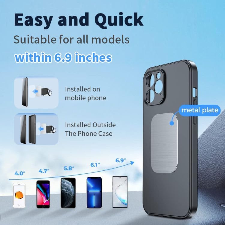 [vendor] 2 Pack Strong Magnetic Car Phone Holder Upgrade Powerful