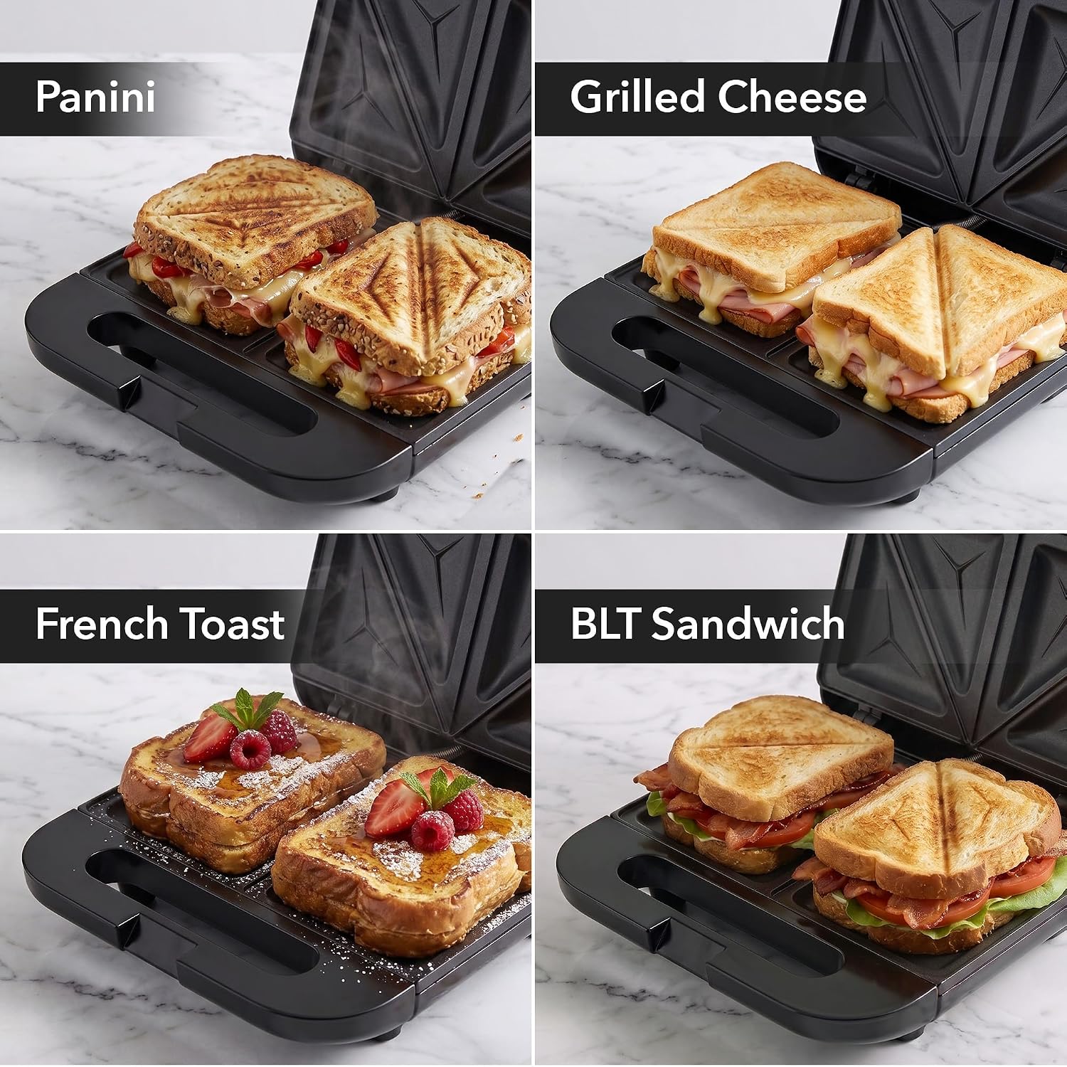 [vendor] Electric Sandwich Maker 750W Panini Press With Non Stick