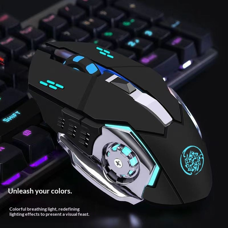 [vendor] Wired Gaming Mouse, Wireless Bluetooth Charging For Laptops