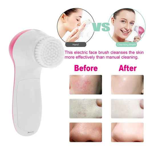 [vendor] Facial Cleansing Brush Waterproof Face Spin Cleaning