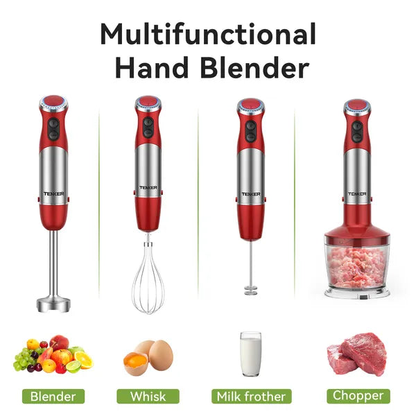 [vendor] TENKER 5-in-1 Hand Immersion Blender, 1000W 12 Speed