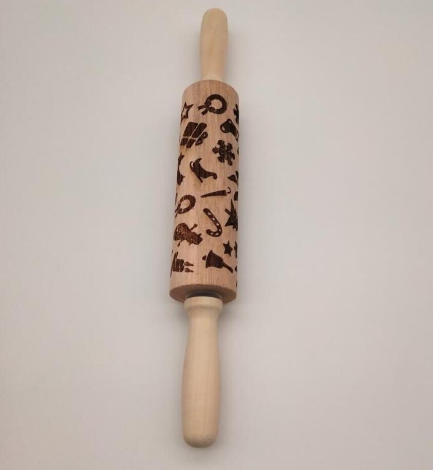 [vendor] Rolling Pin Christmas Embossing