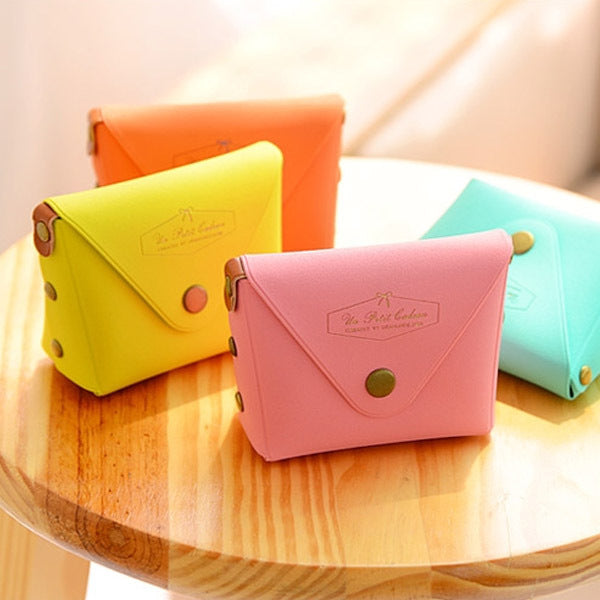 [vendor] Cute Candy Color Key Case Macaron Coin Purse