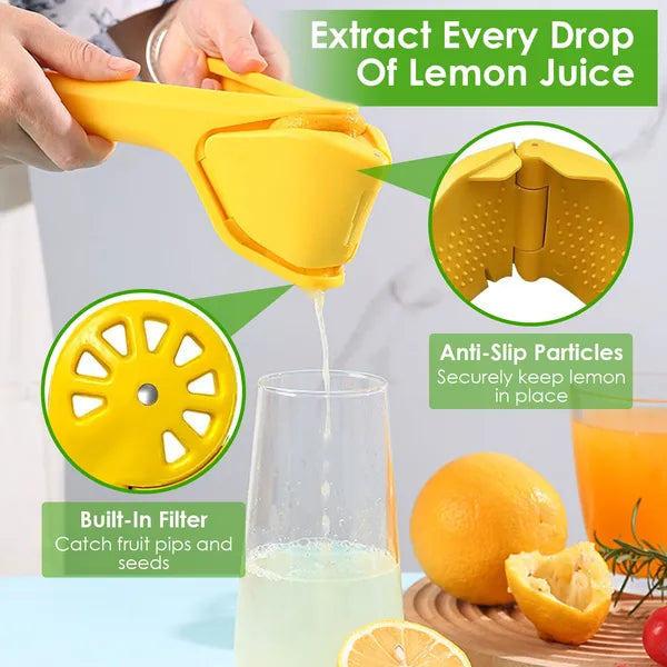 [vendor] Manual Lemon Squeezer Fold Flat Design Effortless Hand